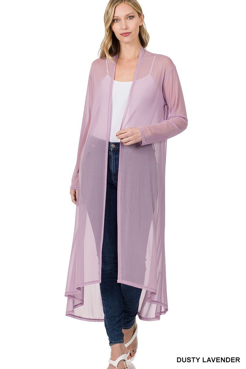 Mesh cardigan