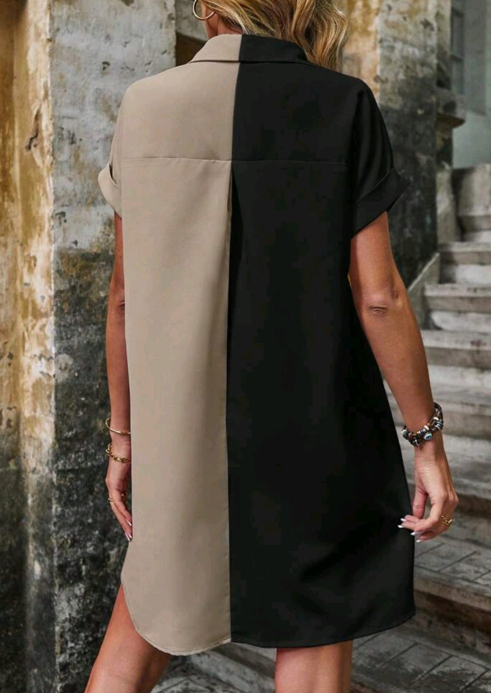Color block dress