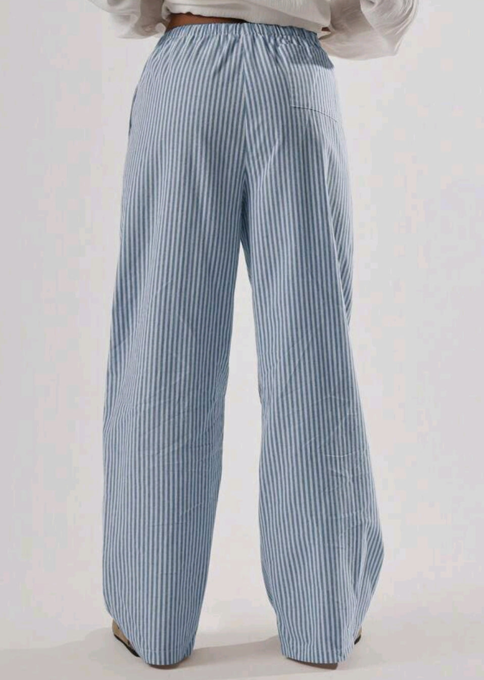 Stripe print pants