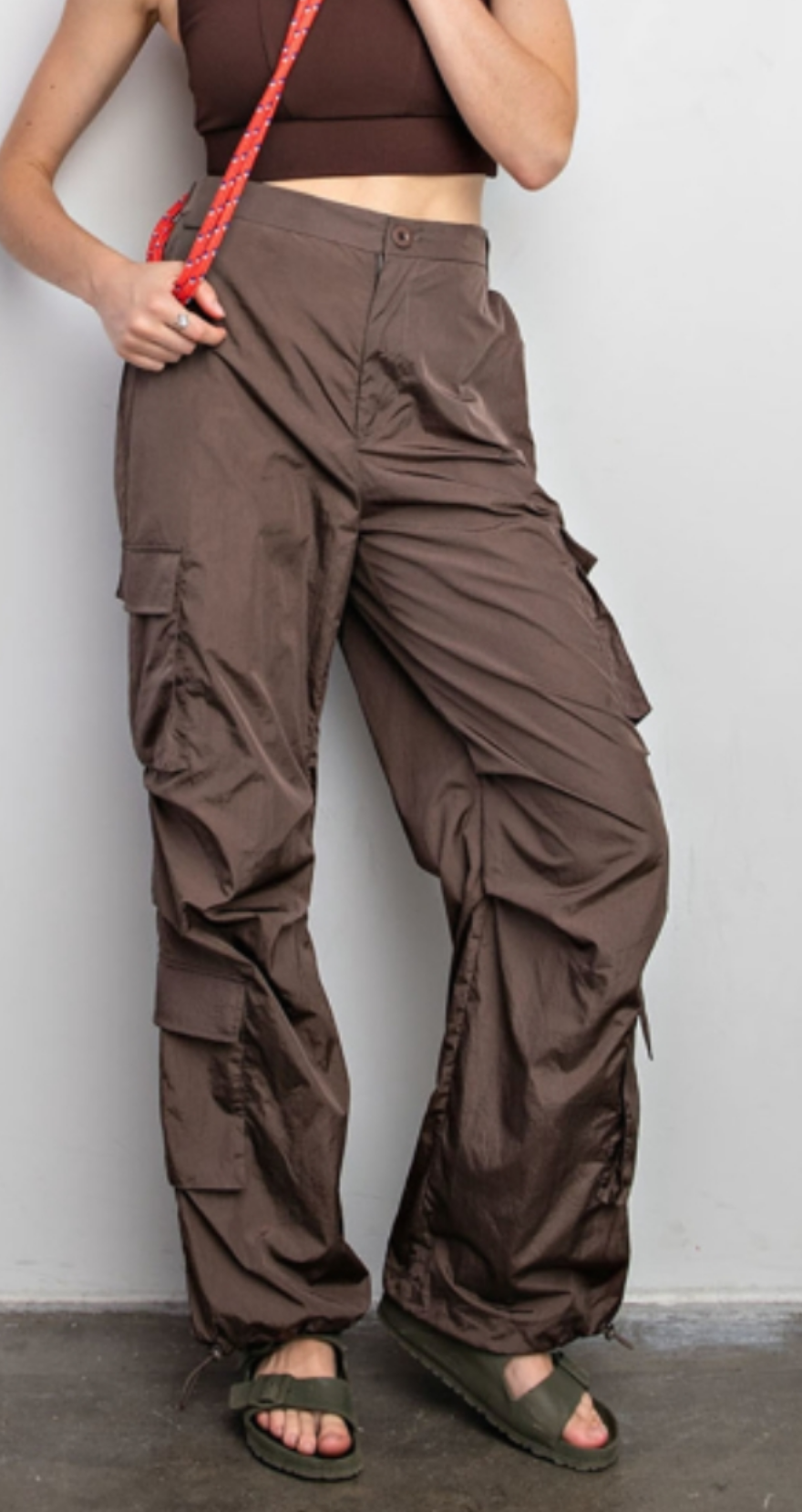 Parachute cargo pants