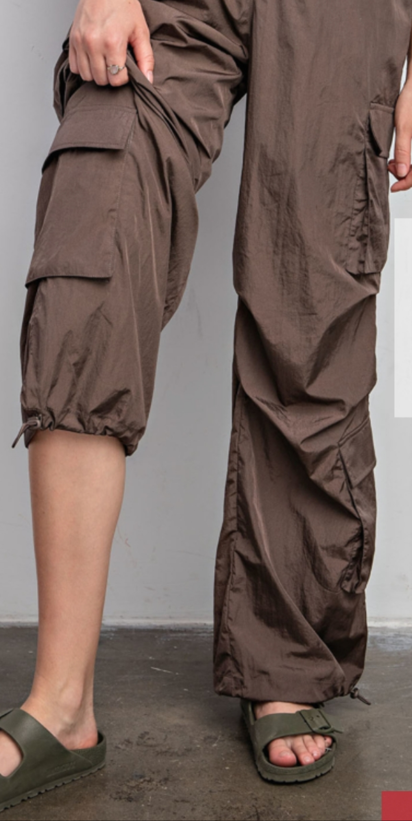 Parachute cargo pants