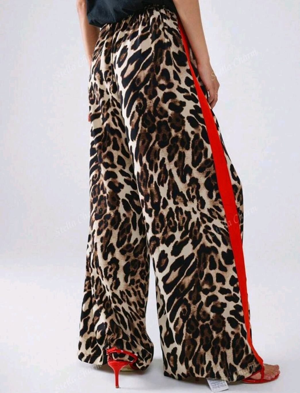 Leopard print pants