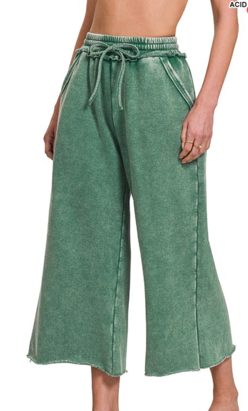 Acid palazzo sweatpants
