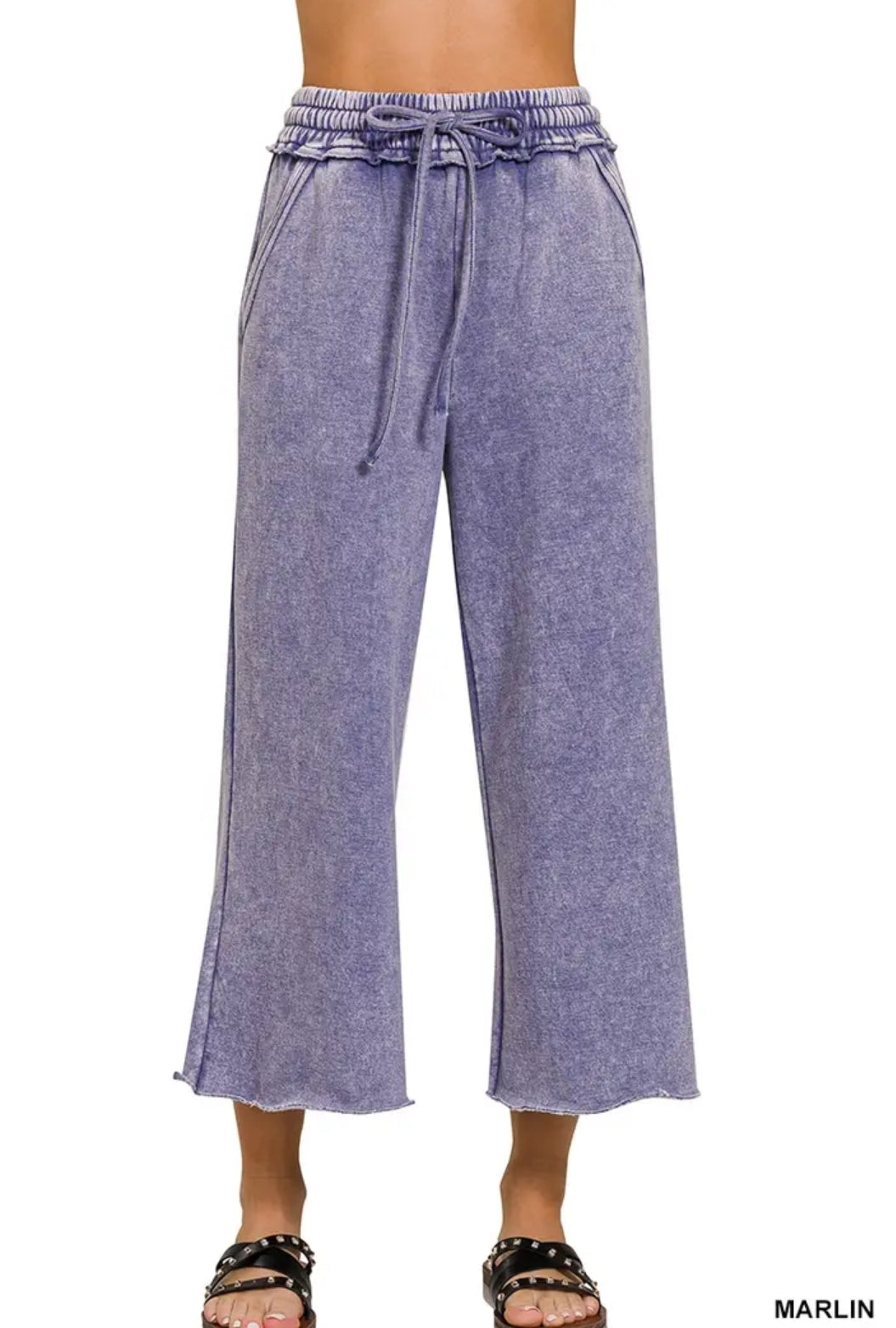 Acid palazzo sweatpants
