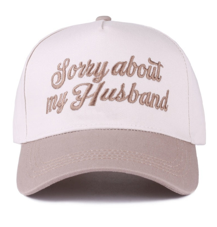 Sorry about my husband hat