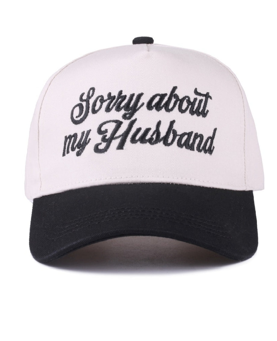 Sorry about my husband hat