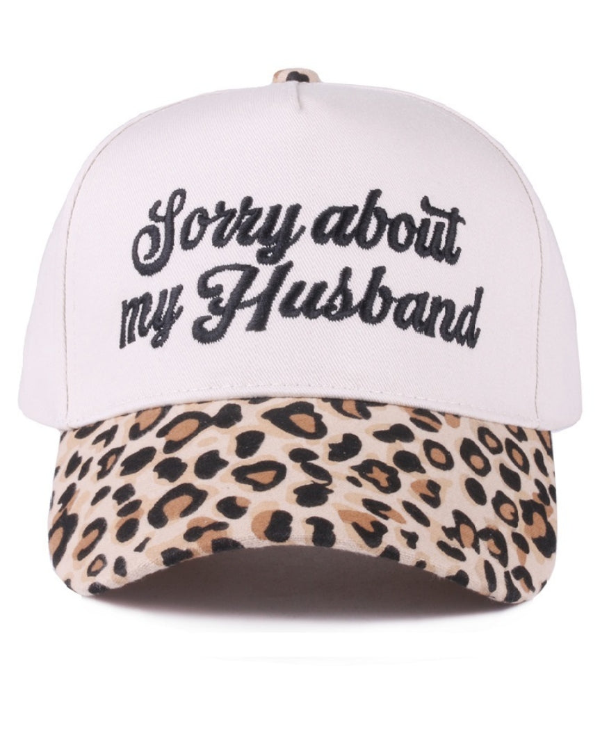 Sorry about my husband hat
