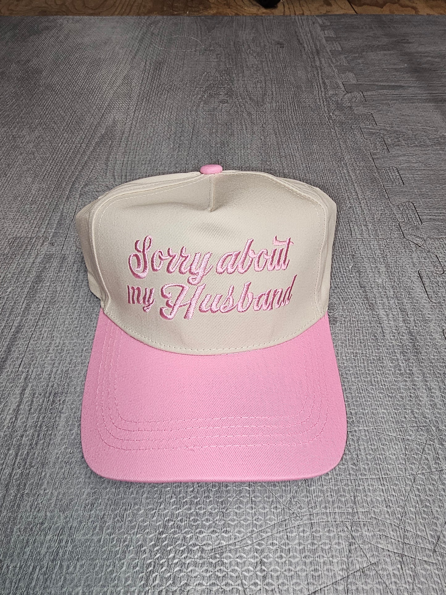 Sorry about my husband hat