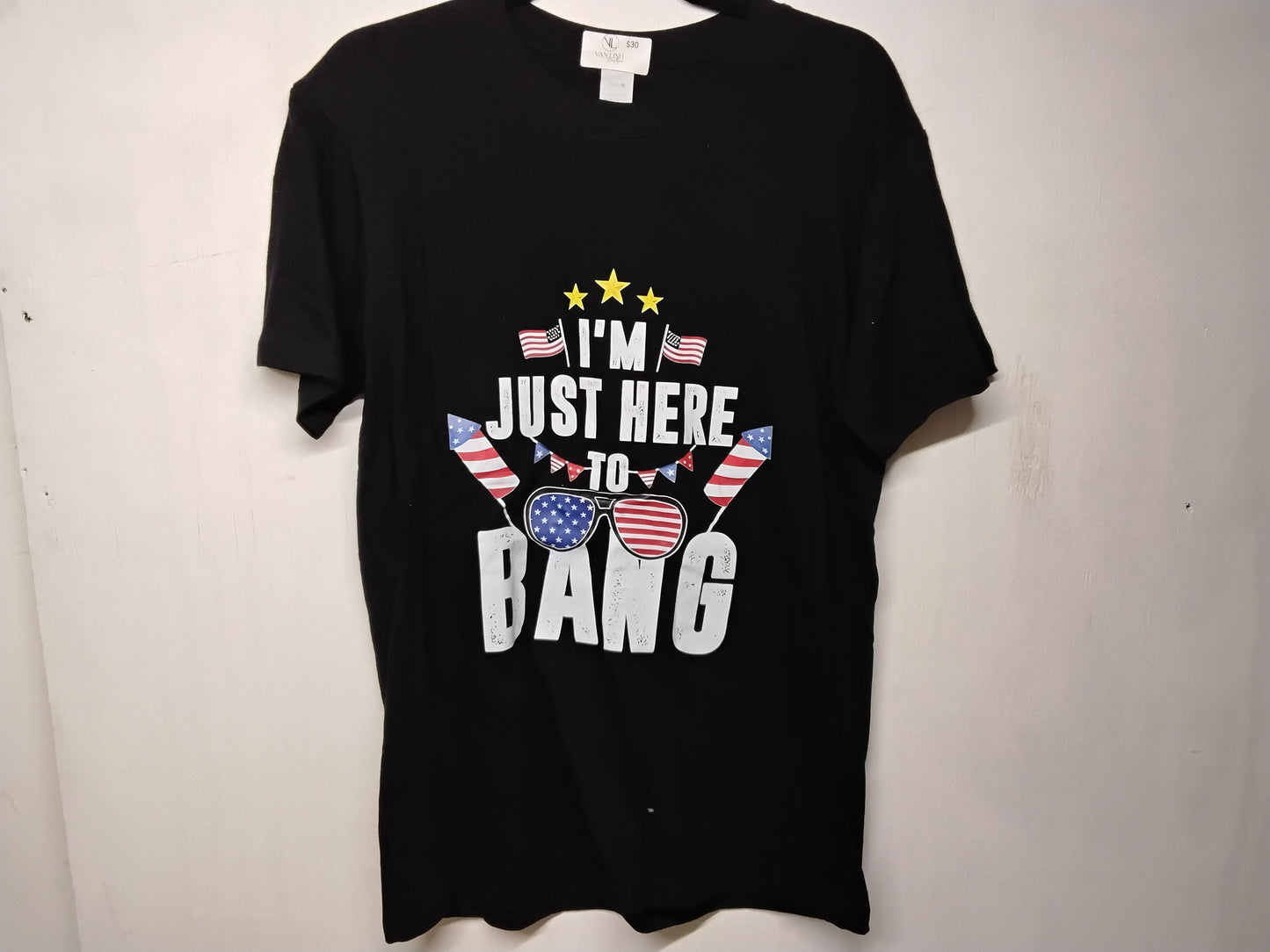 Just here to bang T-shirt