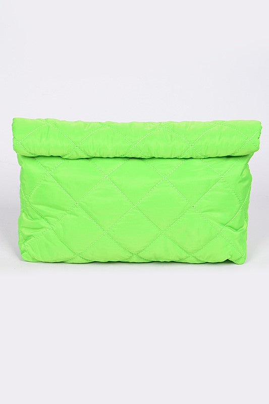 Diamond Quilted Clutch