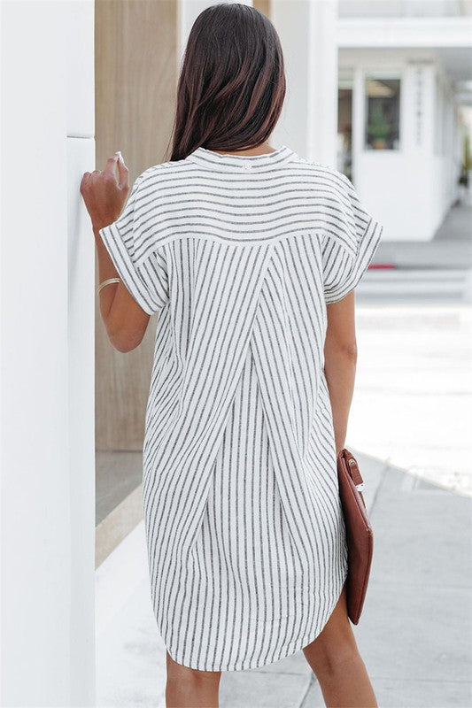 Striped T-shirt Dress