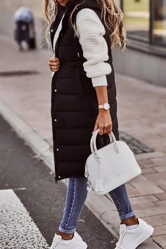 Long Puffer Vest