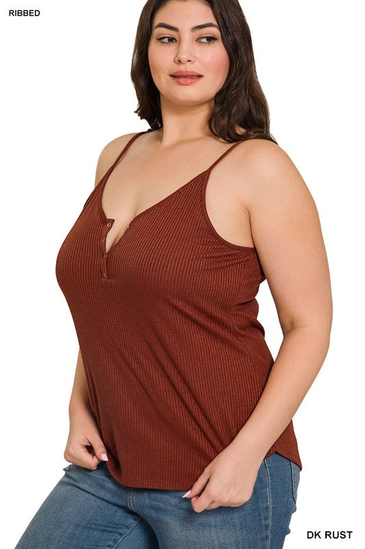 Ribbed button tank