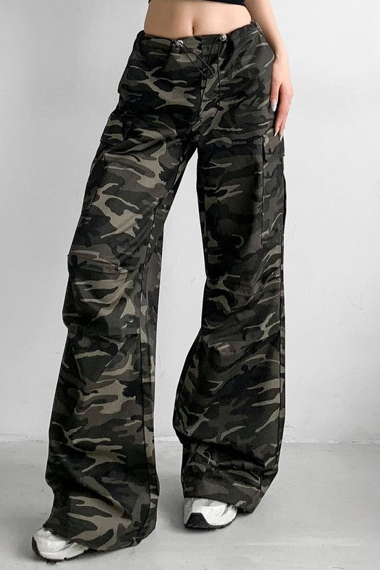 Camo cargo pants