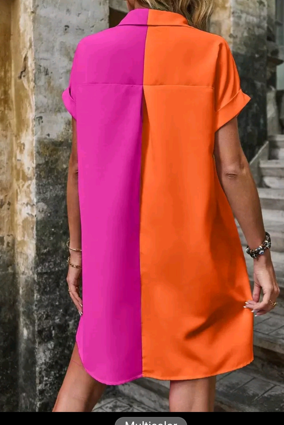 Color block dress