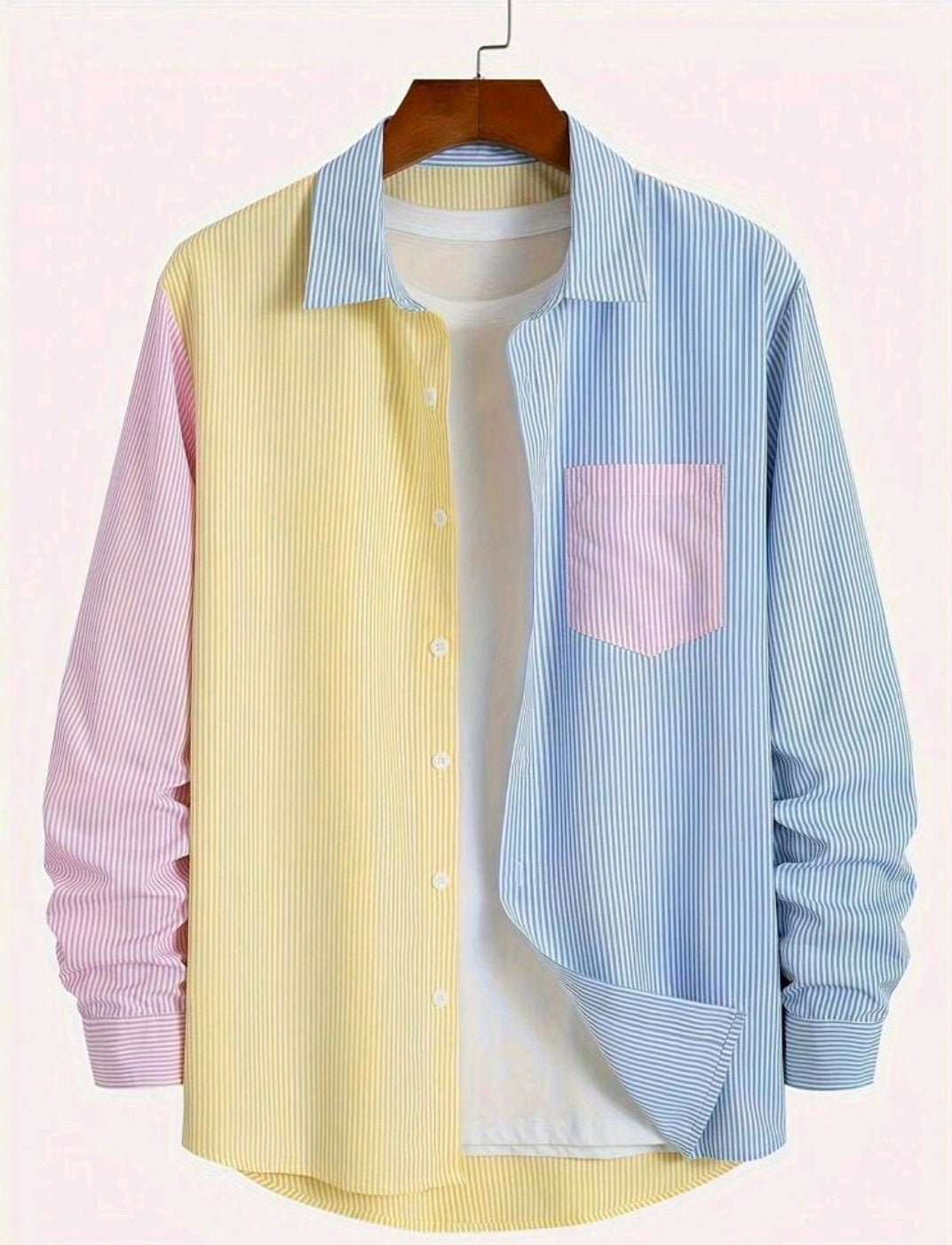 Pinstripe color block