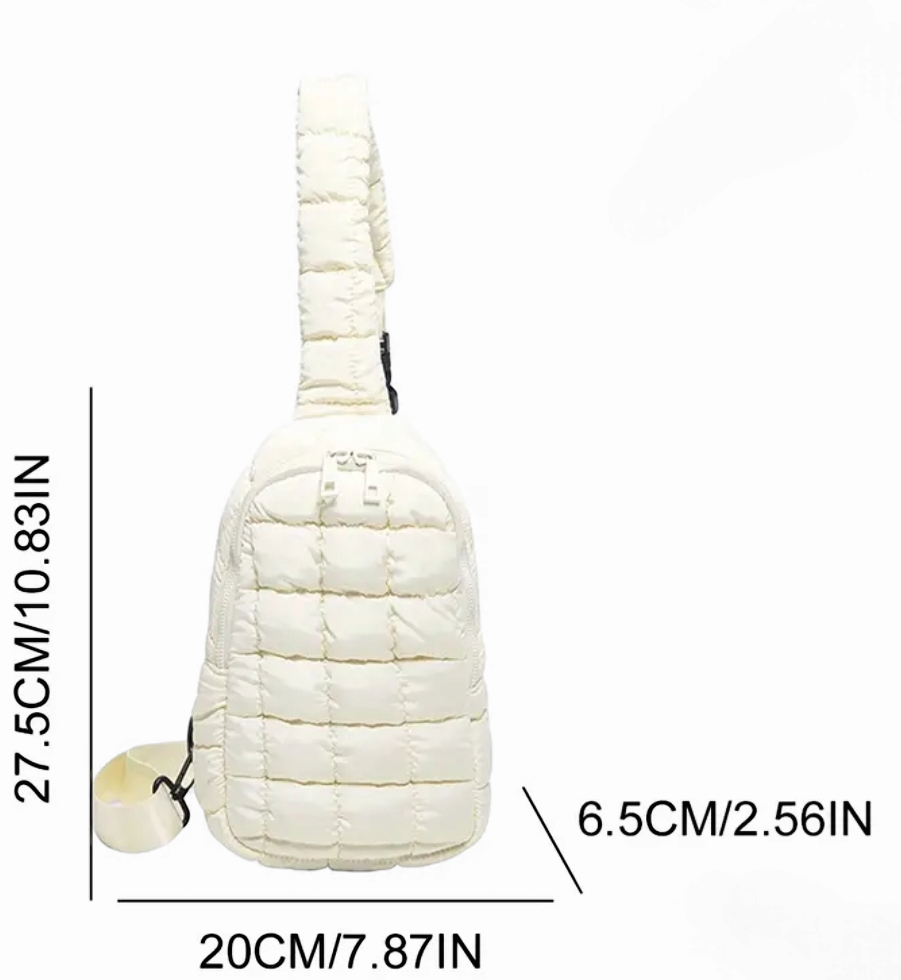 Puffer crossbody sling