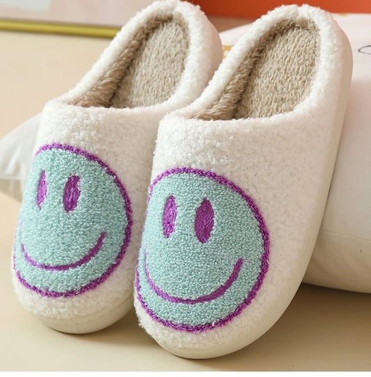 Smiley face slippers