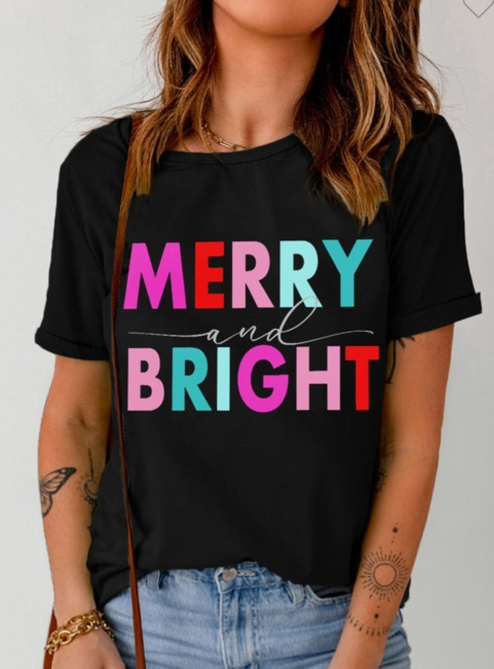 Merry and bright Tshirt