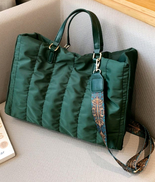 Puffer bag with 2 handles