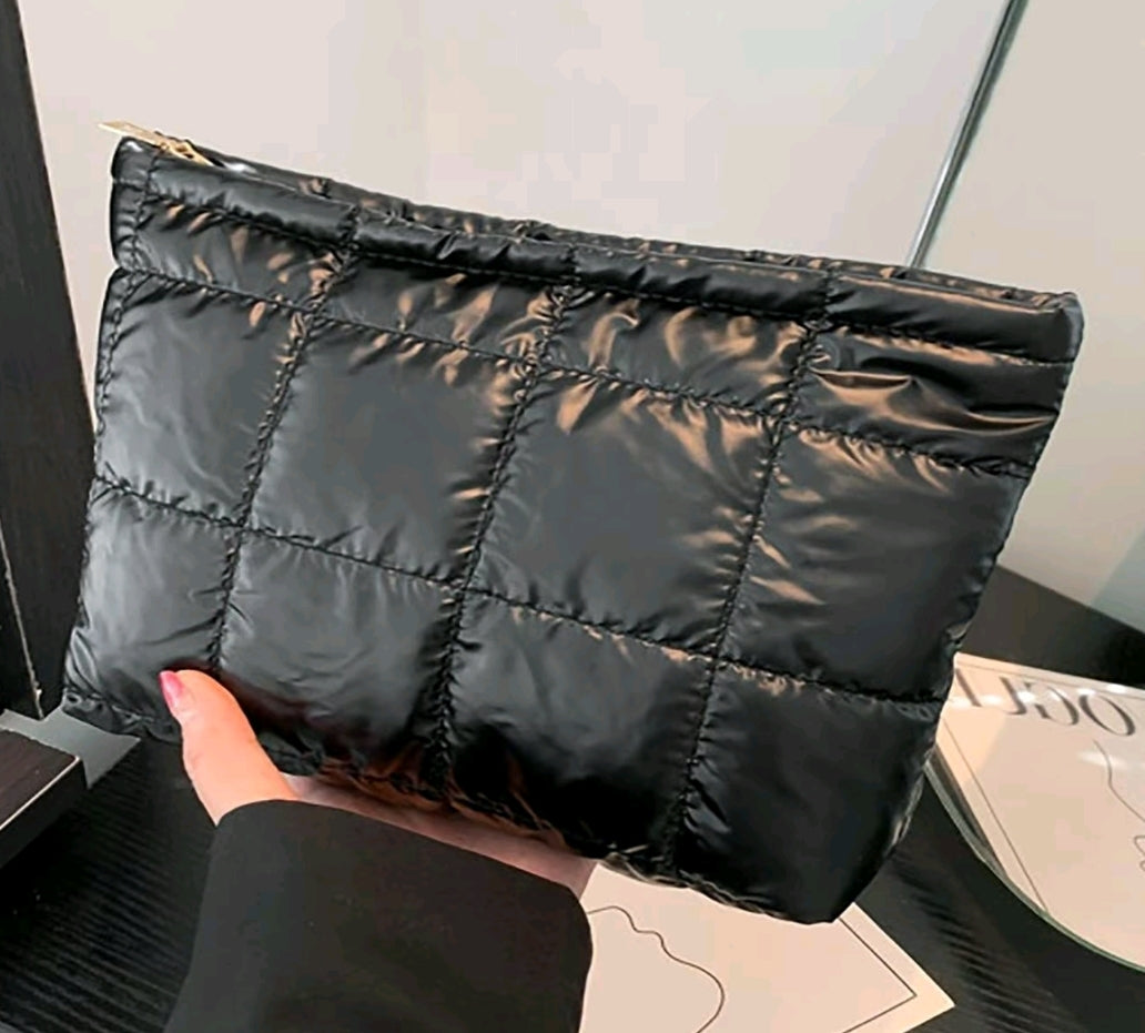 Puffer make-up bag