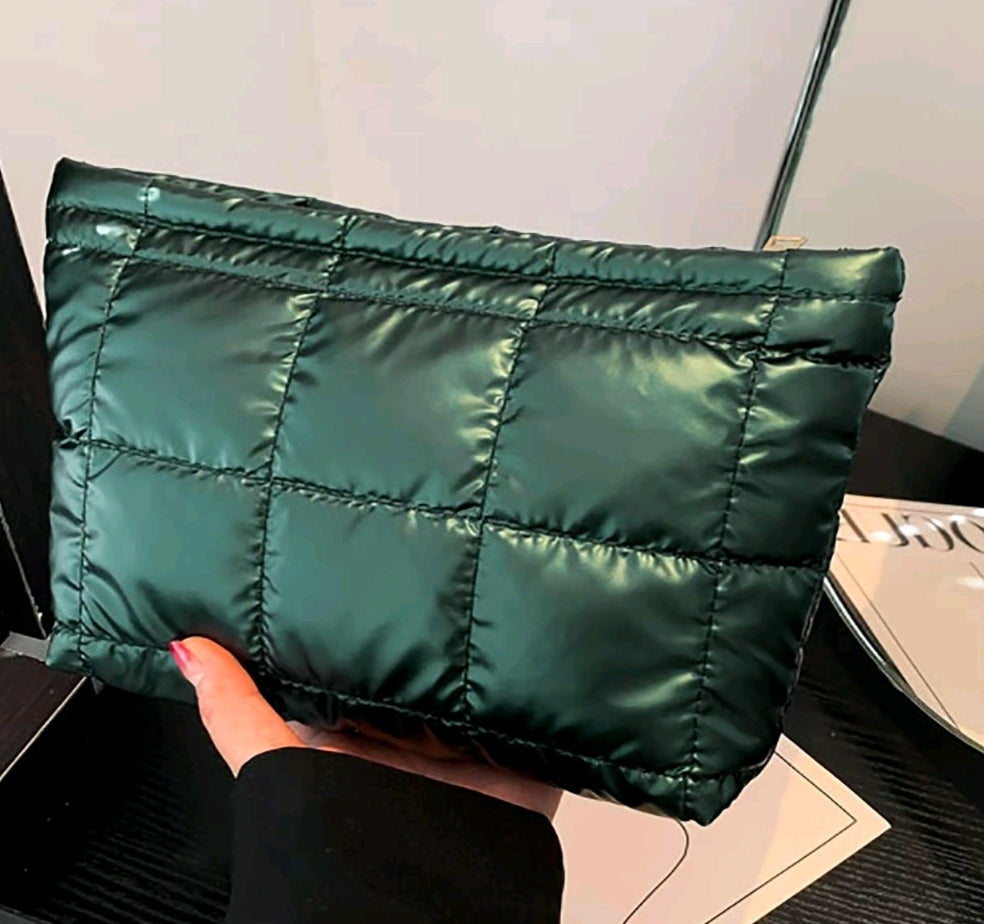 Puffer make-up bag