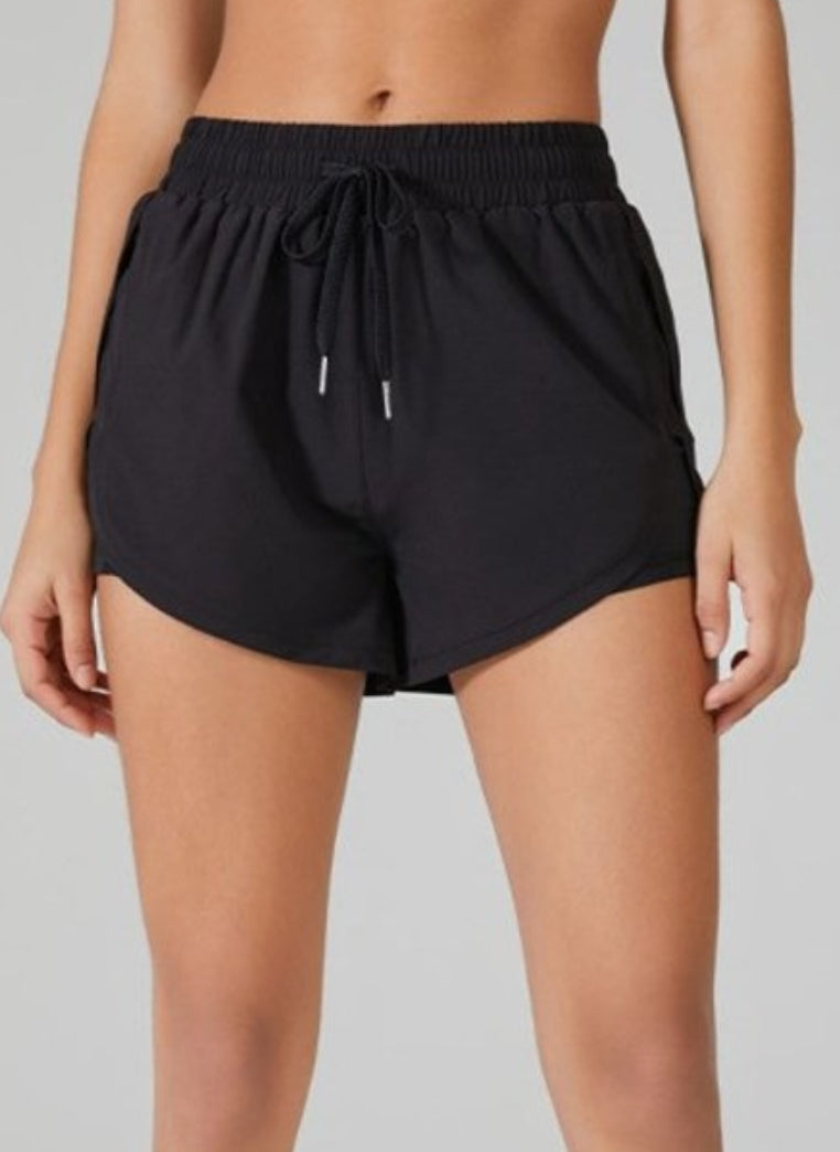 High waisted sport yoga shorts