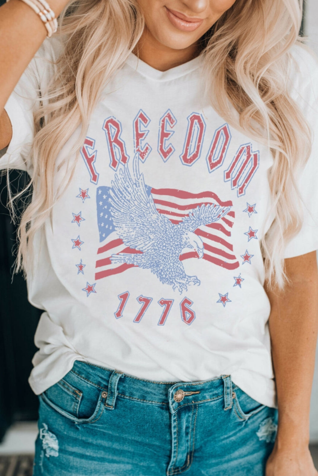 American flag freedom t-shirt