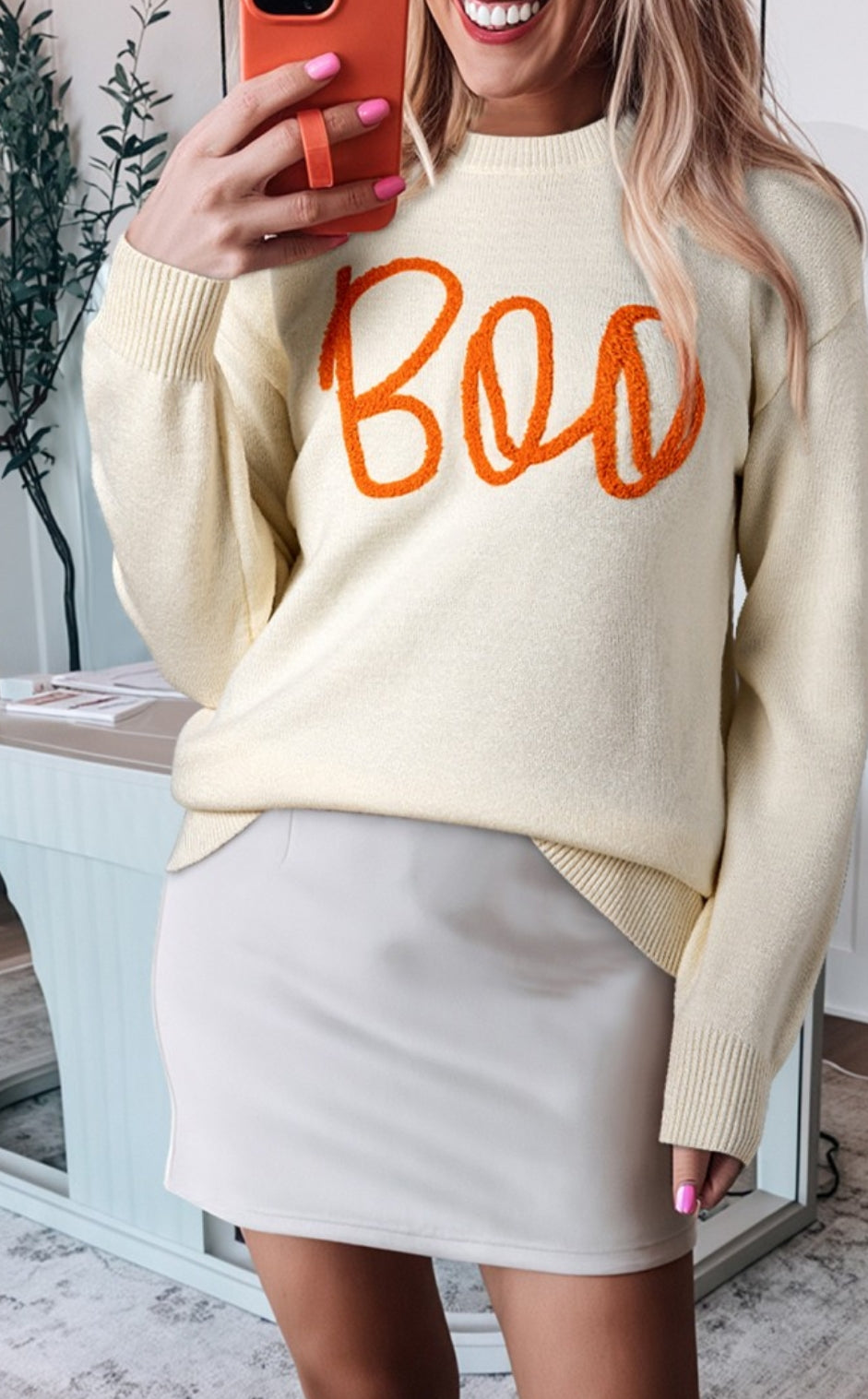 Boo sweater