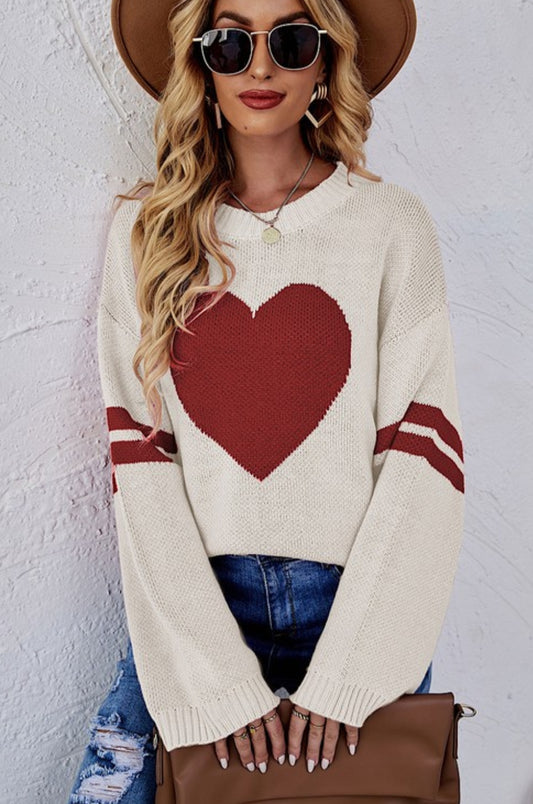 Heart sweater