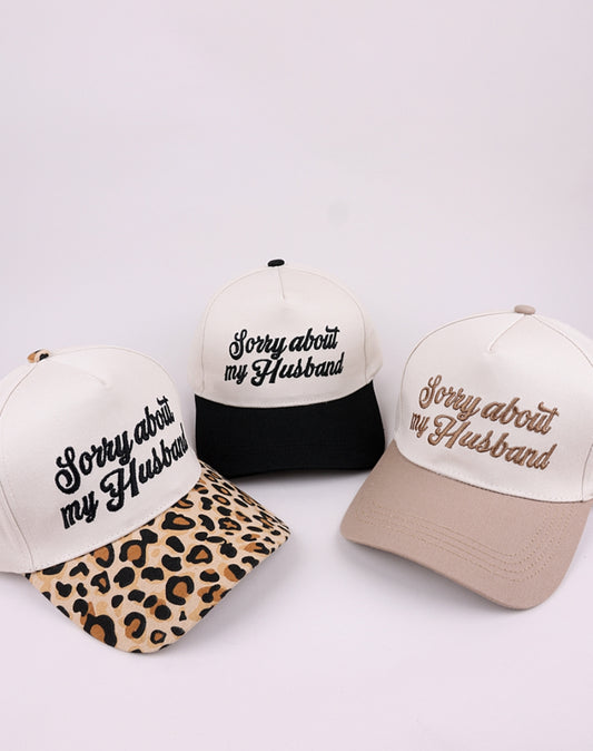 Sorry about my husband hat