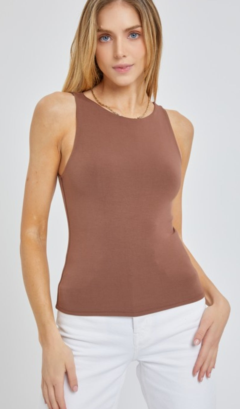 Boat neck tank