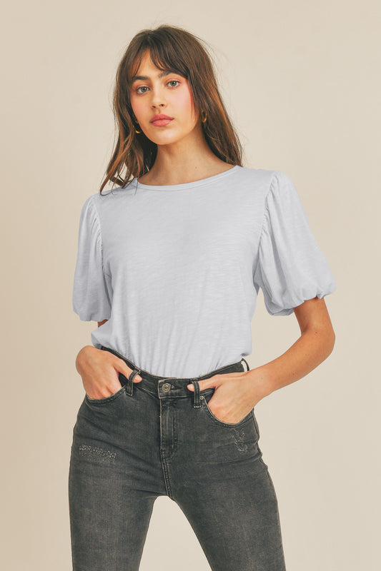 Puff sleeve t-shirt