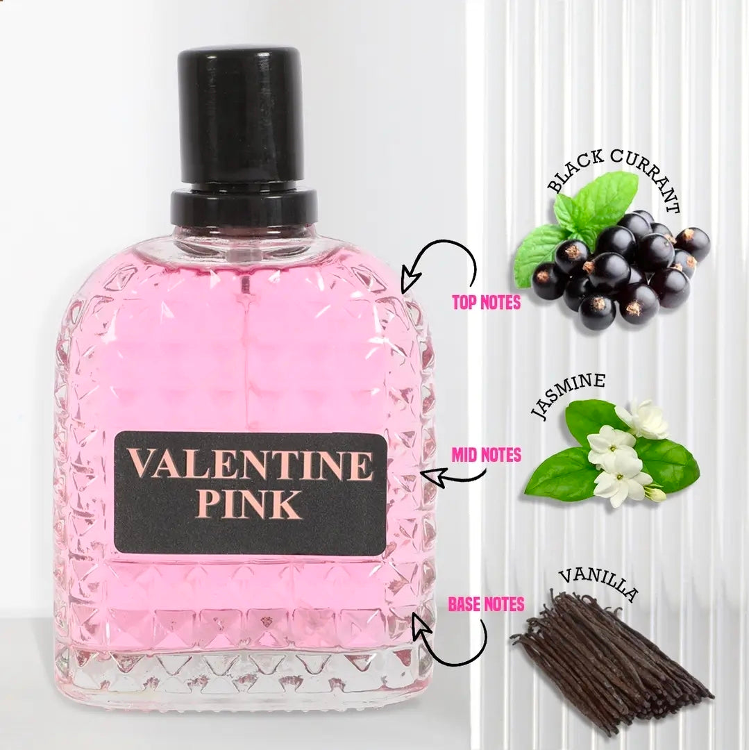 Valentine pink perfume