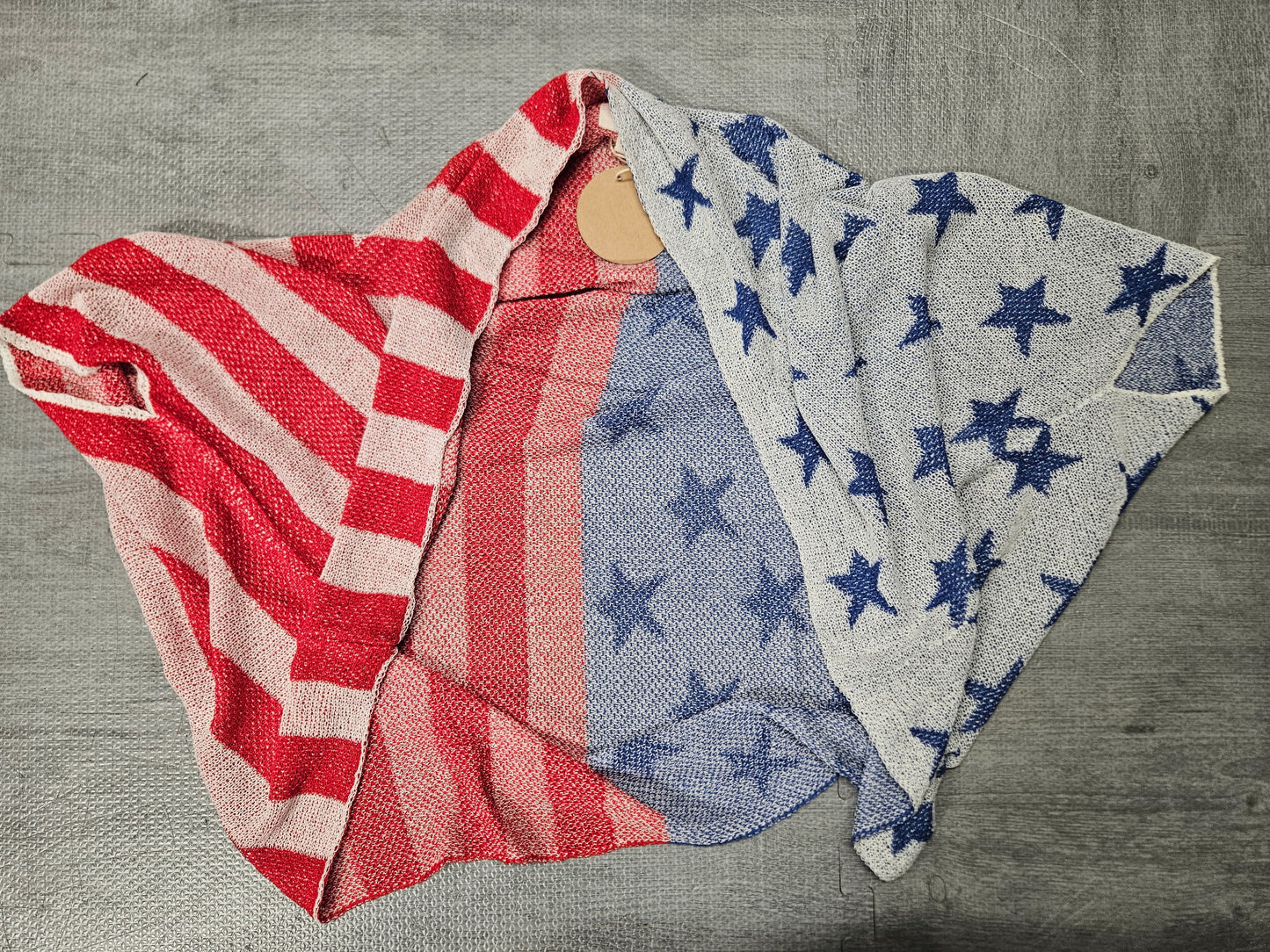 Star/stripe shaul/poncho