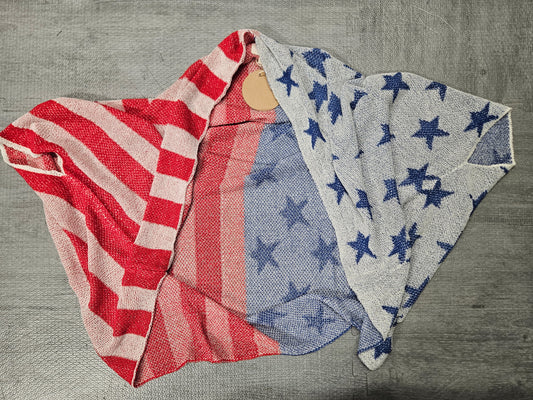 Star/stripe shaul/poncho