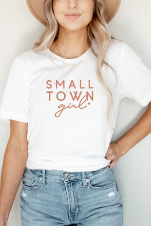 Small town girl graphic T-shirt