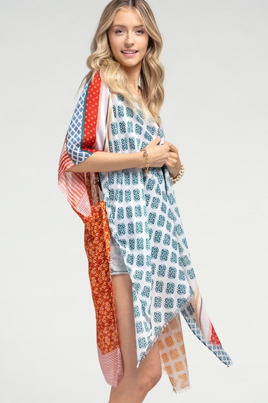 Moroccan tile Kimono