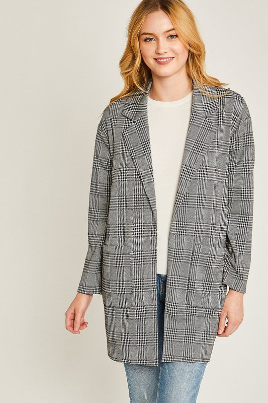 Plaid Blazer