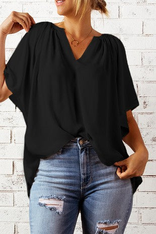 V-neck Blouse