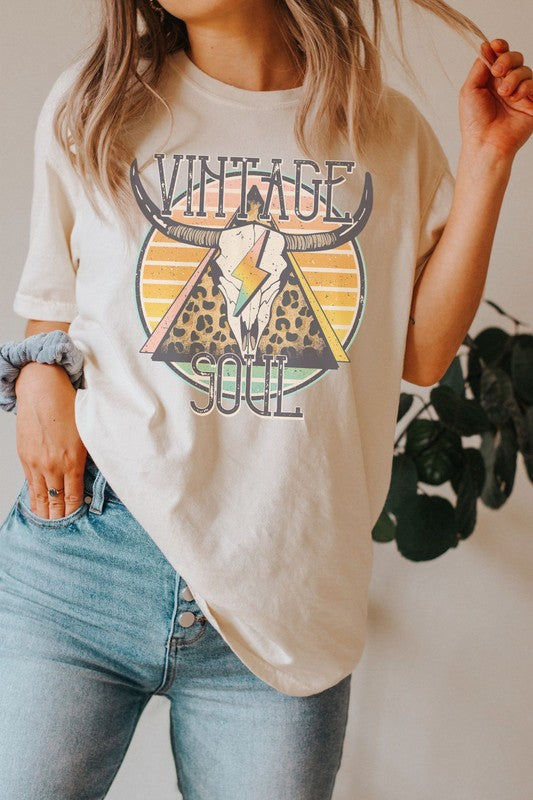 Vintage Soul Oversized Graphic Tee