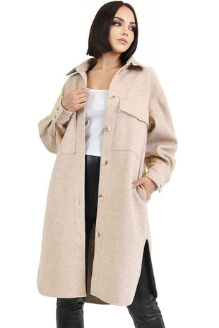 Long Textured coat