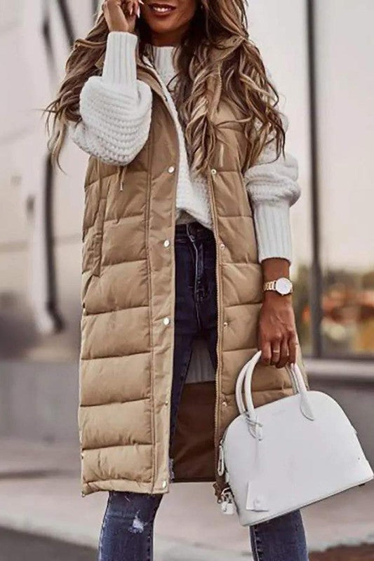 Long Puffer Vest