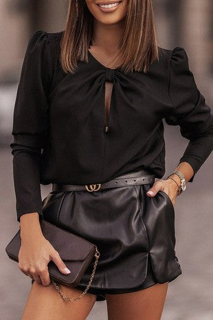 Keyhole Blouse