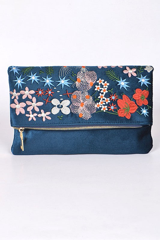 Floral Envelope Clutch