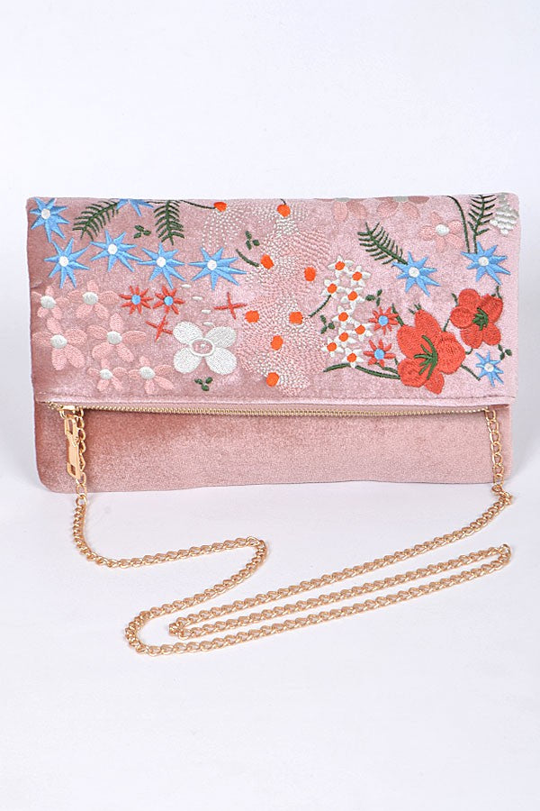 Floral Envelope Clutch