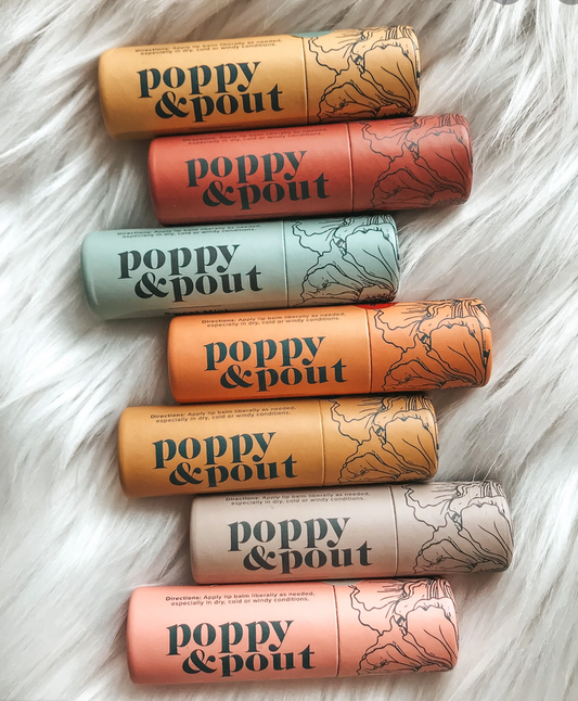 Poppy & pout chapstick