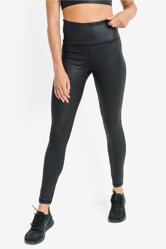 High waist foil legging